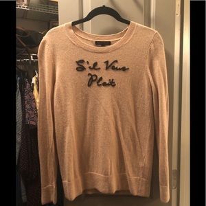 Banana Republic “S’il Vous Plait” Sweater